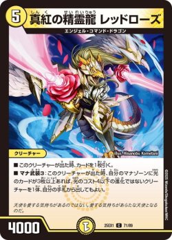 画像1: 真紅の精霊龍 レッドローズ[DM_25EX1_71/89_C]
