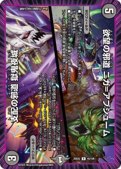 画像1: 支配の邪道 獄鬼夜城/欲望の邪道 ニガ＝アブシューム[DM_25EX2_45/105_R]