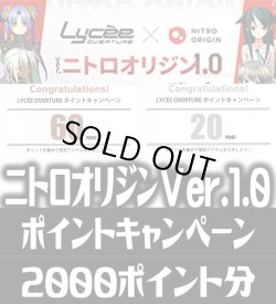 画像1: 【内訳ランダム】2000Point[LO_NIT]【Ver.ニトロオリジン 1.0収録】