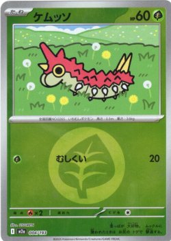 画像1: 【豪華ミラー仕様(草エネルギー】ケムッソ[PKM_a_004/193]※商品説明必読※