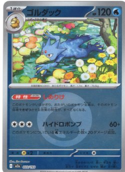 画像1: 【豪華ミラー仕様(水エネルギー】ゴルダック[PKM_a_033/193]※商品説明必読※