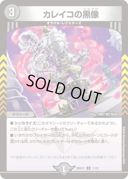 画像1: カレイコの黒像[DM_26SD1F_11/12_U] (1)