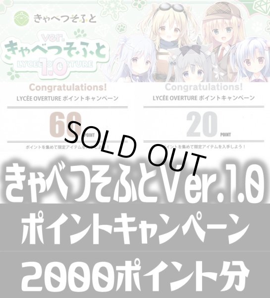 画像1: 【内訳ランダム】2000Point[LO_CAB]【Ver.きゃべつそふと 1.0収録】 (1)