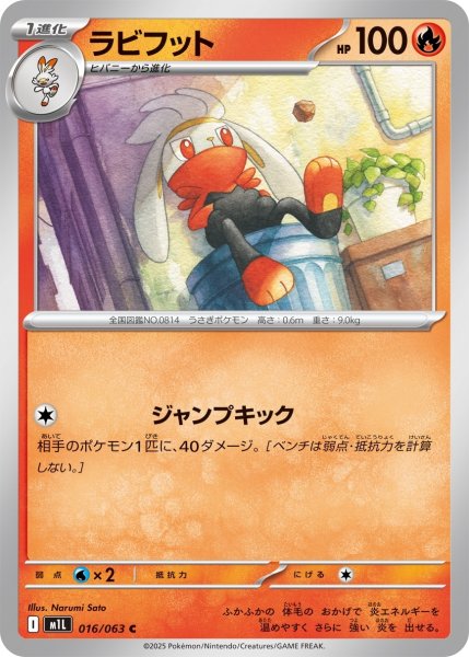 画像1: ラビフット[PKM_M1L_016/063_C]※商品説明必読※ (1)