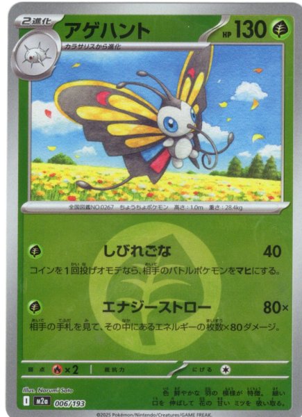 画像1: 【豪華ミラー仕様(草エネルギー】アゲハント[PKM_M2a_006/193]※商品説明必読※ (1)