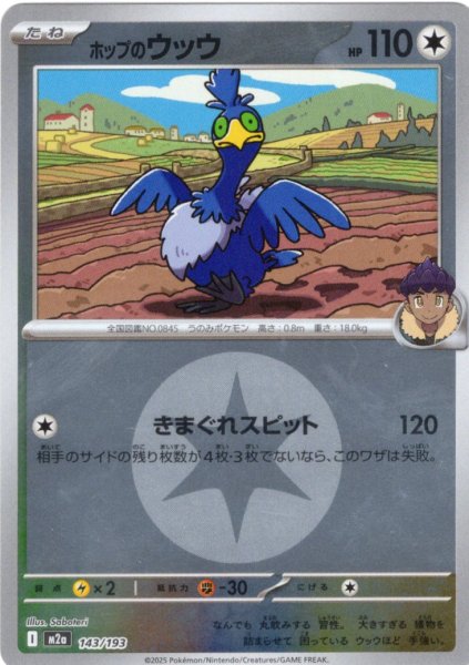 画像1: 【豪華ミラー仕様(無エネルギー】ホップのウッウ[PKM_M2a_143/193]※商品説明必読※ (1)