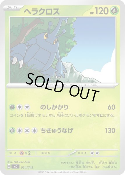 画像1: ヘラクロス[PKM_MC_024/742]※商品説明必読※ (1)