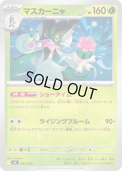 画像1: マスカーニャ[PKM_MC_067/742]※商品説明必読※ (1)