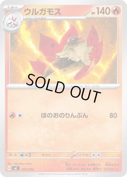 画像1: ウルガモス[PKM_MC_123/742]※商品説明必読※ (1)