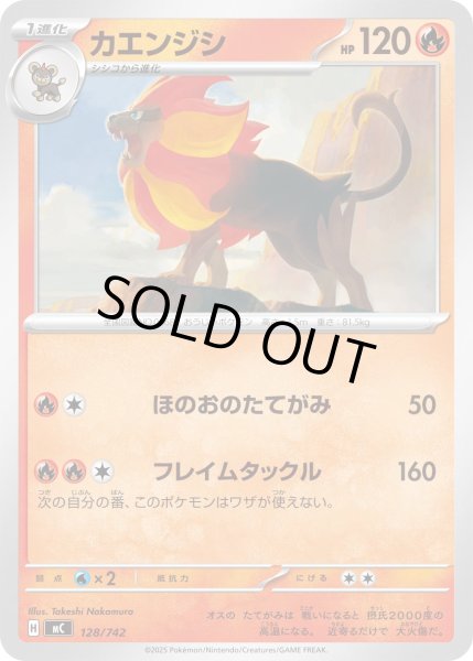 画像1: カエンジシ[PKM_MC_128/742]※商品説明必読※ (1)