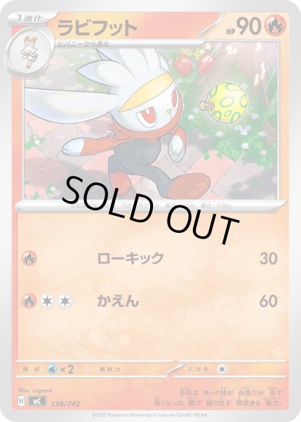 画像1: ラビフット[PKM_MC_138/742]※商品説明必読※ (1)