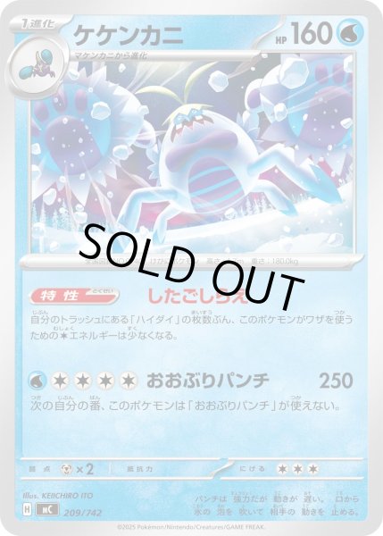 画像1: ケケンカニ[PKM_MC_209/742]※商品説明必読※ (1)