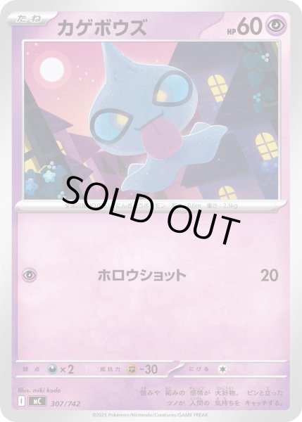 画像1: カゲボウズ[PKM_MC_307/742]※商品説明必読※ (1)