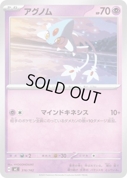 画像1: アグノム[PKM_MC_316/742]※商品説明必読※ (1)
