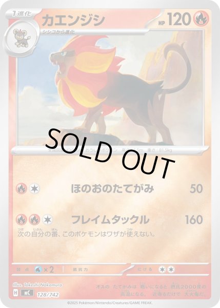 画像1: 【ミラー】カエンジシ[PKM_MC_128/742]※商品説明必読※ (1)