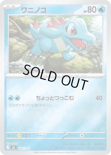 画像1: 【ミラー】ワニノコ[PKM_MC_165/742]※商品説明必読※ (1)