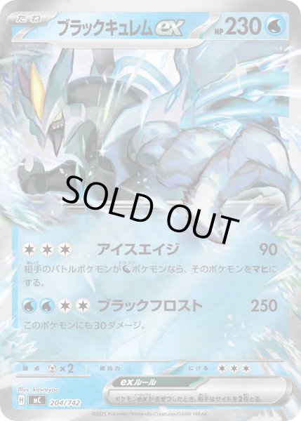 画像1: 【ミラー】ブラックキュレムex[PKM_MC_204/742]※商品説明必読※ (1)