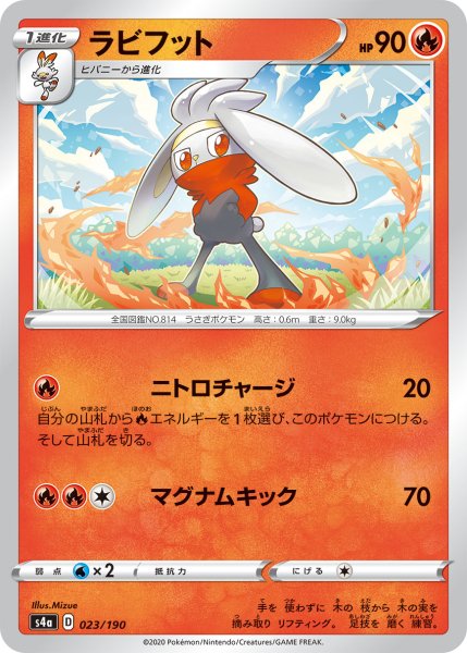 画像1: ラビフット[PKM_s4a_23/190] (1)