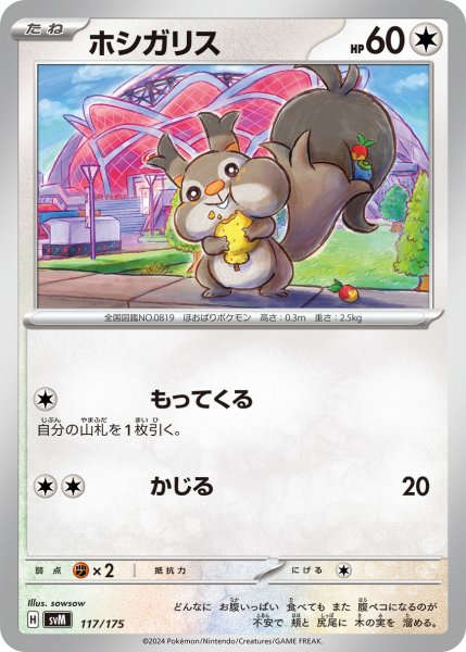 画像1: ホシガリス[PKM_svM_117/175]※商品説明必読※ (1)