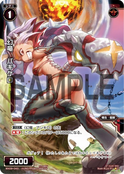 画像1: 幻竜 パキケロ[WX_09-043_C] (1)