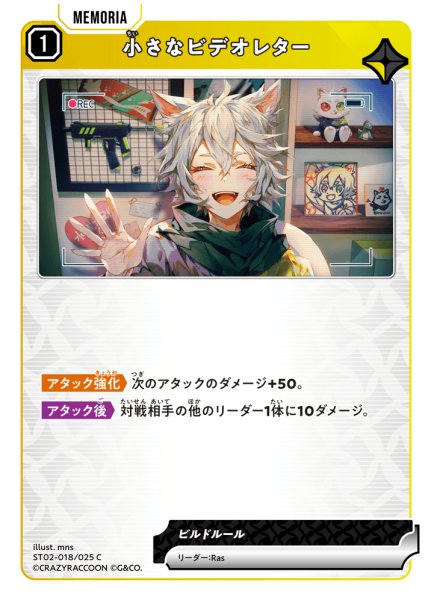 画像1: 小さなビデオレター[XS_ST02-018/25_C] (1)