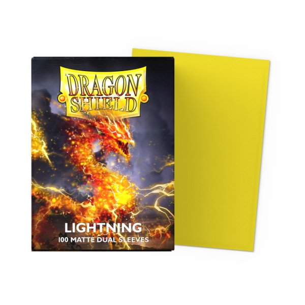 画像1: DSデュアルマットスタンダードLIGHTNING100枚入り[ドラゴンシールドサプライ] (1)