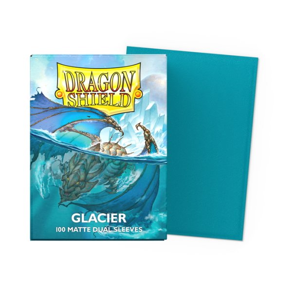 画像1: DSデュアルマットスタンダードGlacier100枚入り[ドラゴンシールドサプライ] (1)
