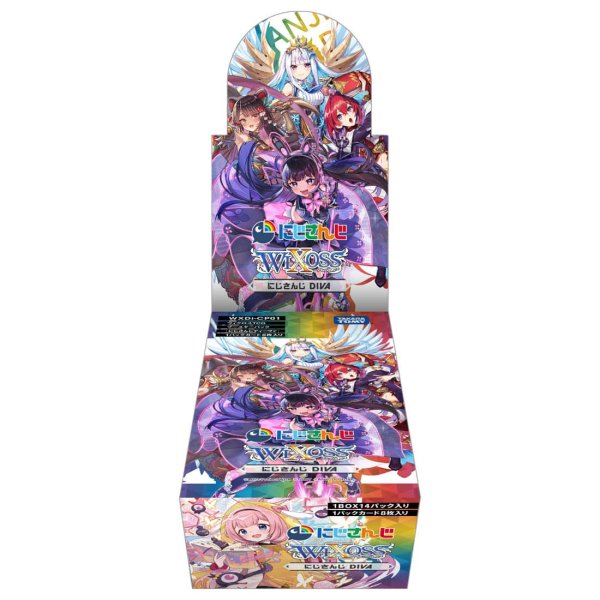 画像1: 【初版仕様】ウィクロス WXDi-CP01　にじさんじ DIVA(1BOX・14パック入)[新品商品] (1)