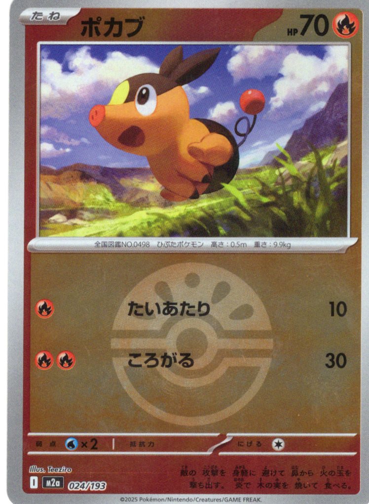 豪華ミラー仕様(フレンドボール)】ポカブ[PKM_M2a_024/193]※商品説明