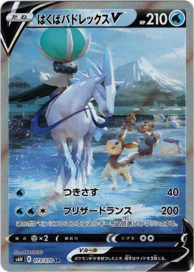 ○【PSA10】ポケモンカード はくばバドレックスV SA スペシャルアート